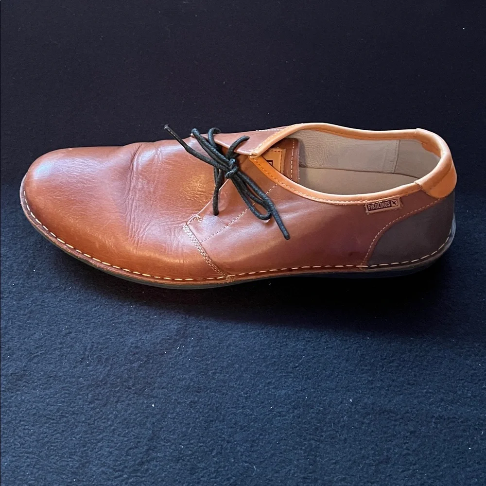 Santiago Brown Men’s Pikolinos Leather Shoes Size 45